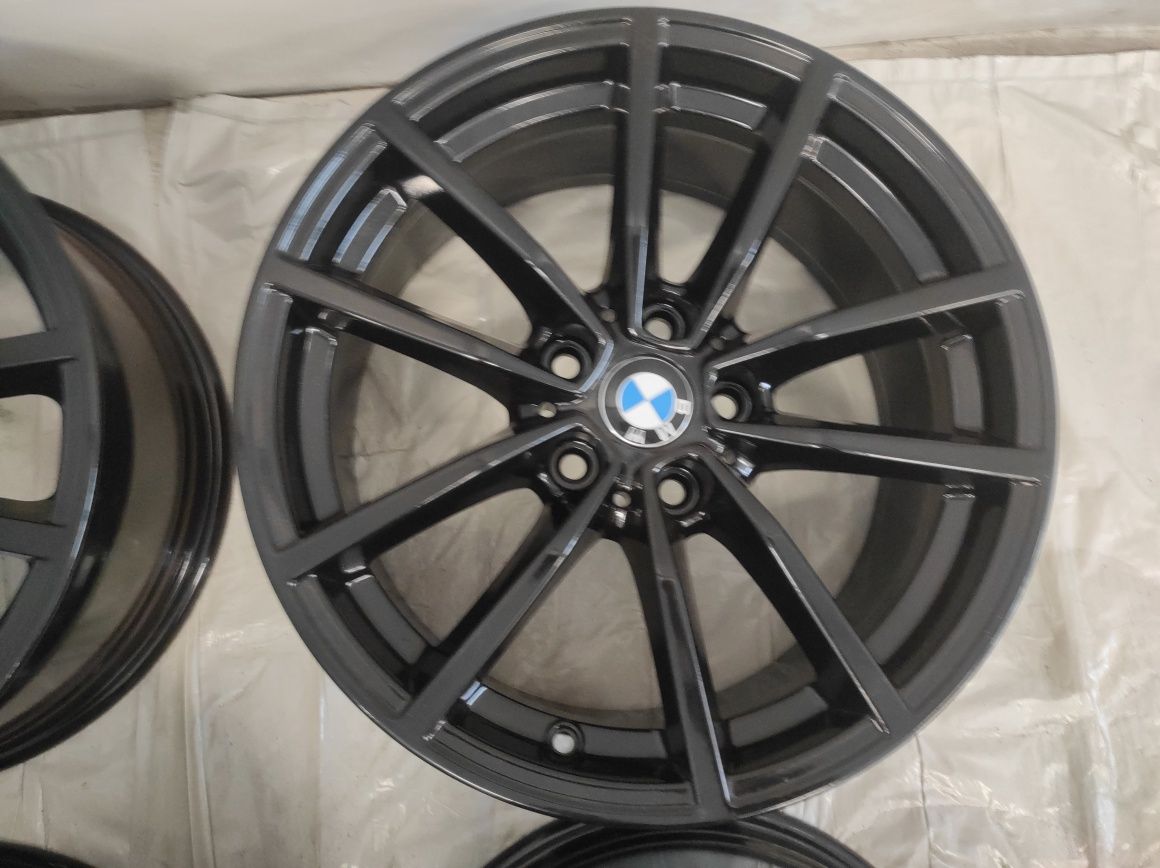 423 Felgi aluminiowe ORYGINAŁ BMW R 17 5x112 otwór 66,6 B.Ładne CZARNE