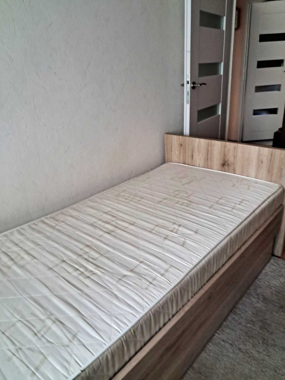 Łózko 100x200 cm ze stelażem + materac gratis, pojemnik na pościel.