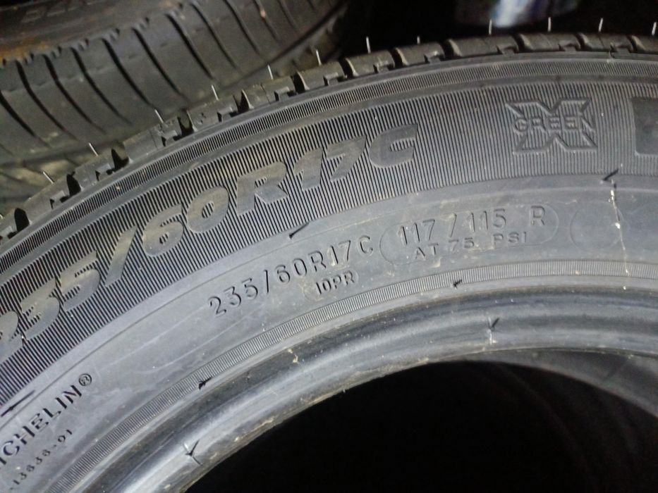 Nowe demo opony letnie 235/60/17c Michelin 2023r