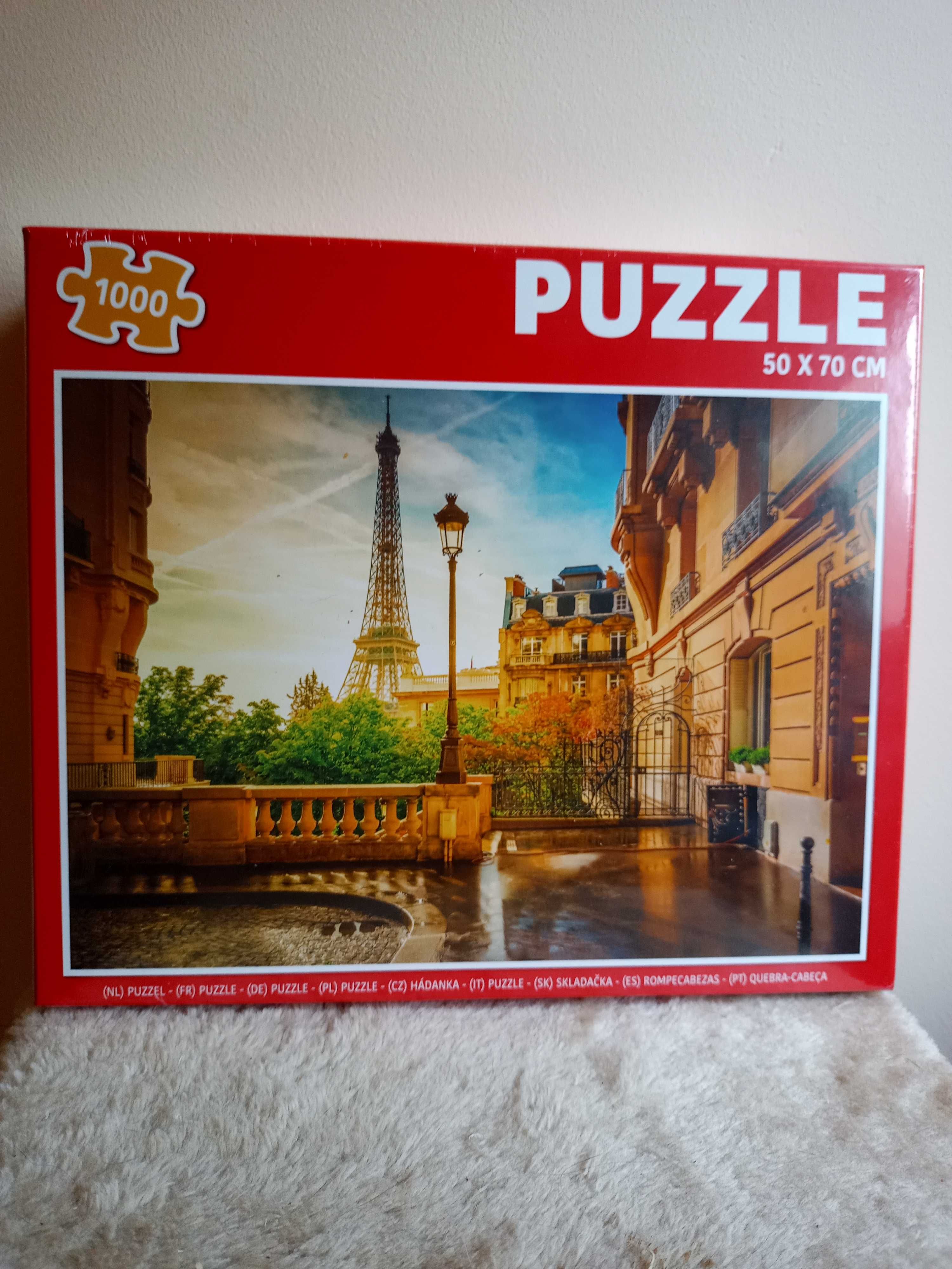 Puzzle 1000 elementów Paryż wieża Eiffla nowe