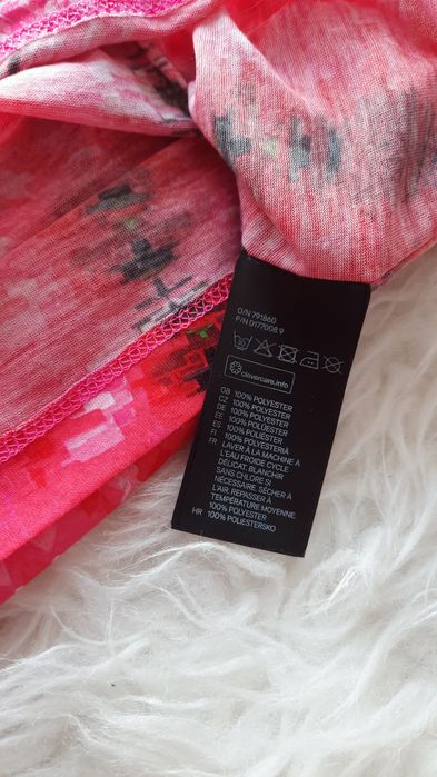 Różowa luźna tunika - bluzka