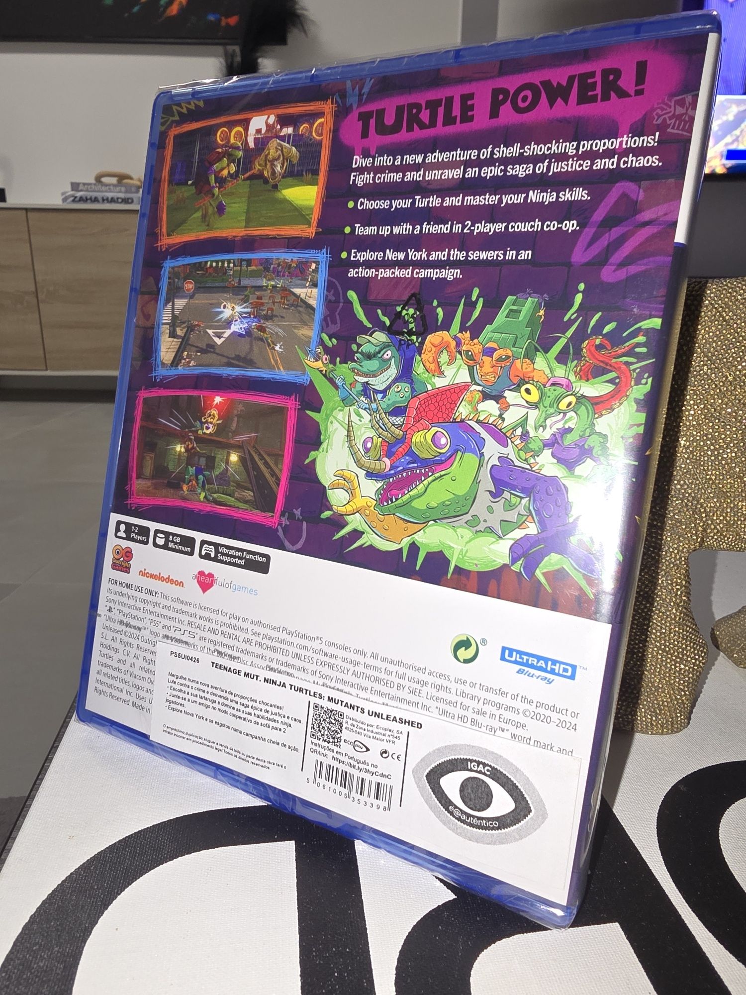 Ninja Turtles Mutants Unleashed - PS5 (Novo/Selado)