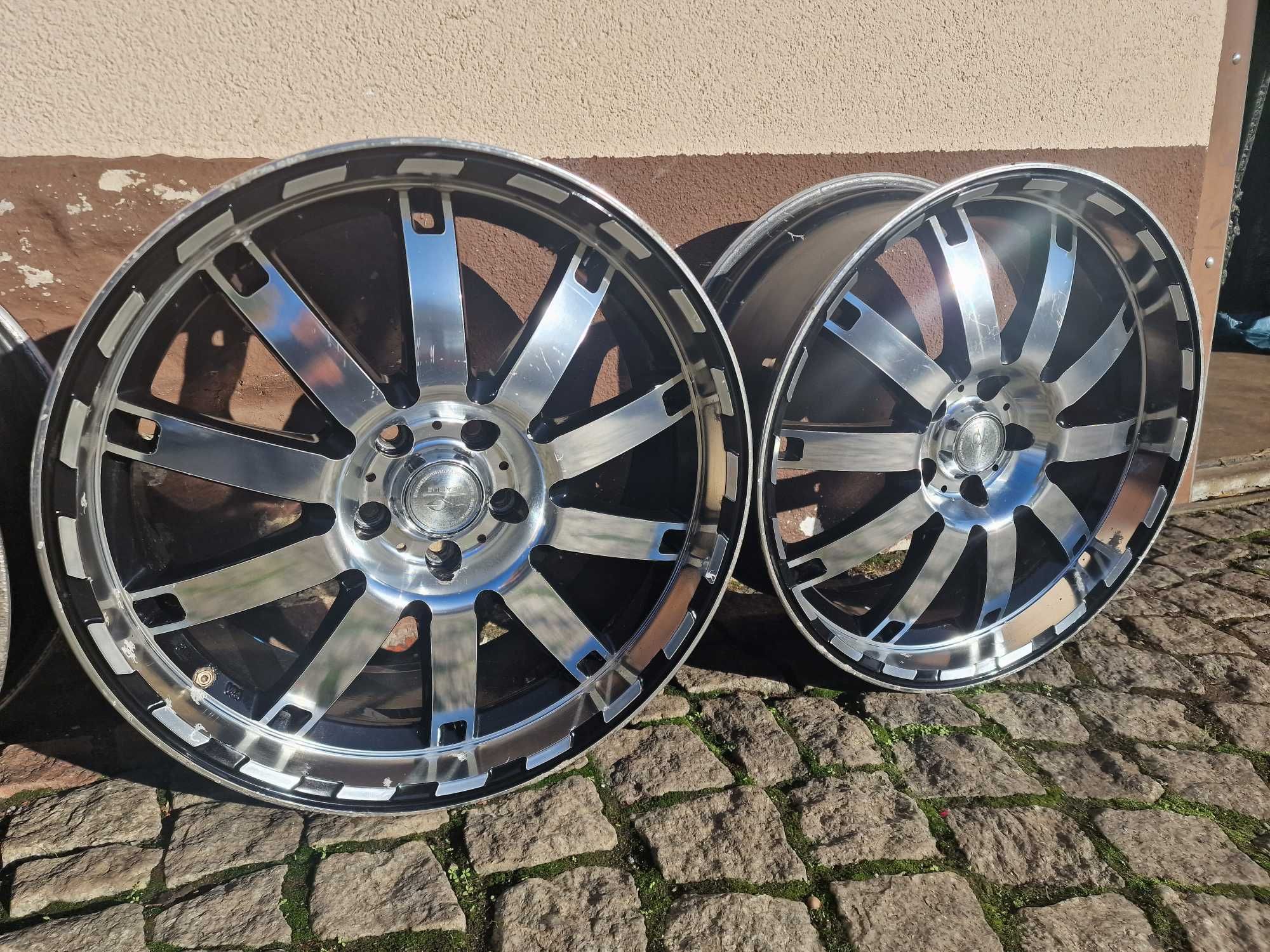 Felgi aluminiowe 19" 5x112 LEAGUE LG241 chromowane z rantem