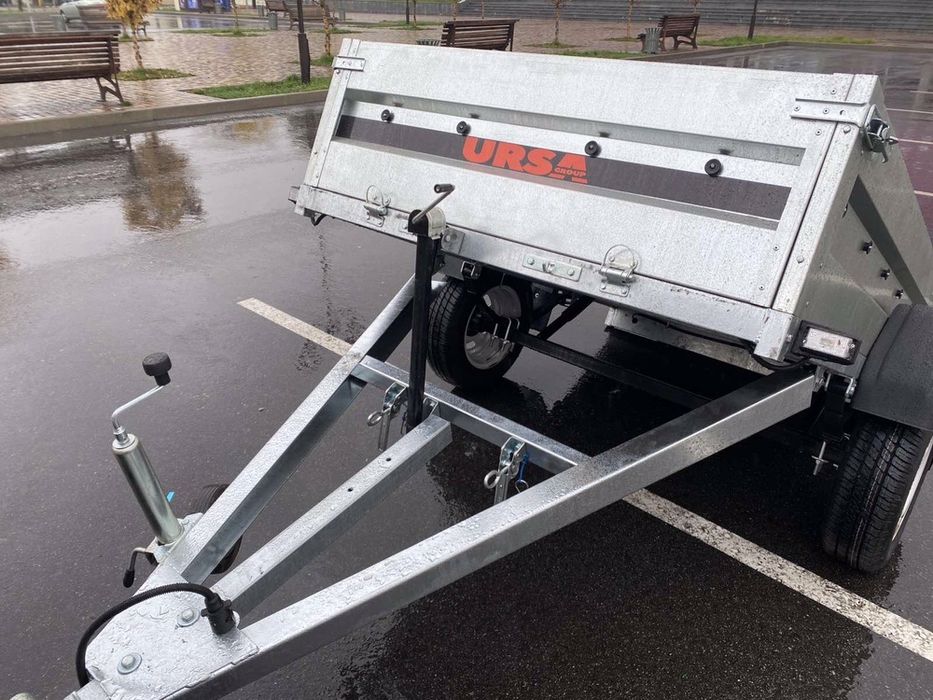 Оцинкованный усиленный, легковой, бортовой, прицеп