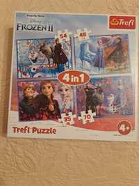 Puzzle Trefl 4+ Disney Frozen II Kraina lodu 4 in 1 35, 48, 54 i 70