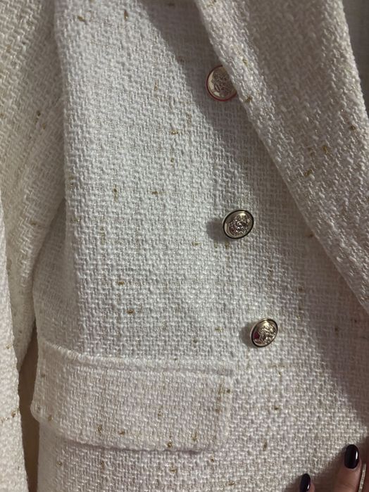 Marynarka tweedowa jak chanelka rozmiar M