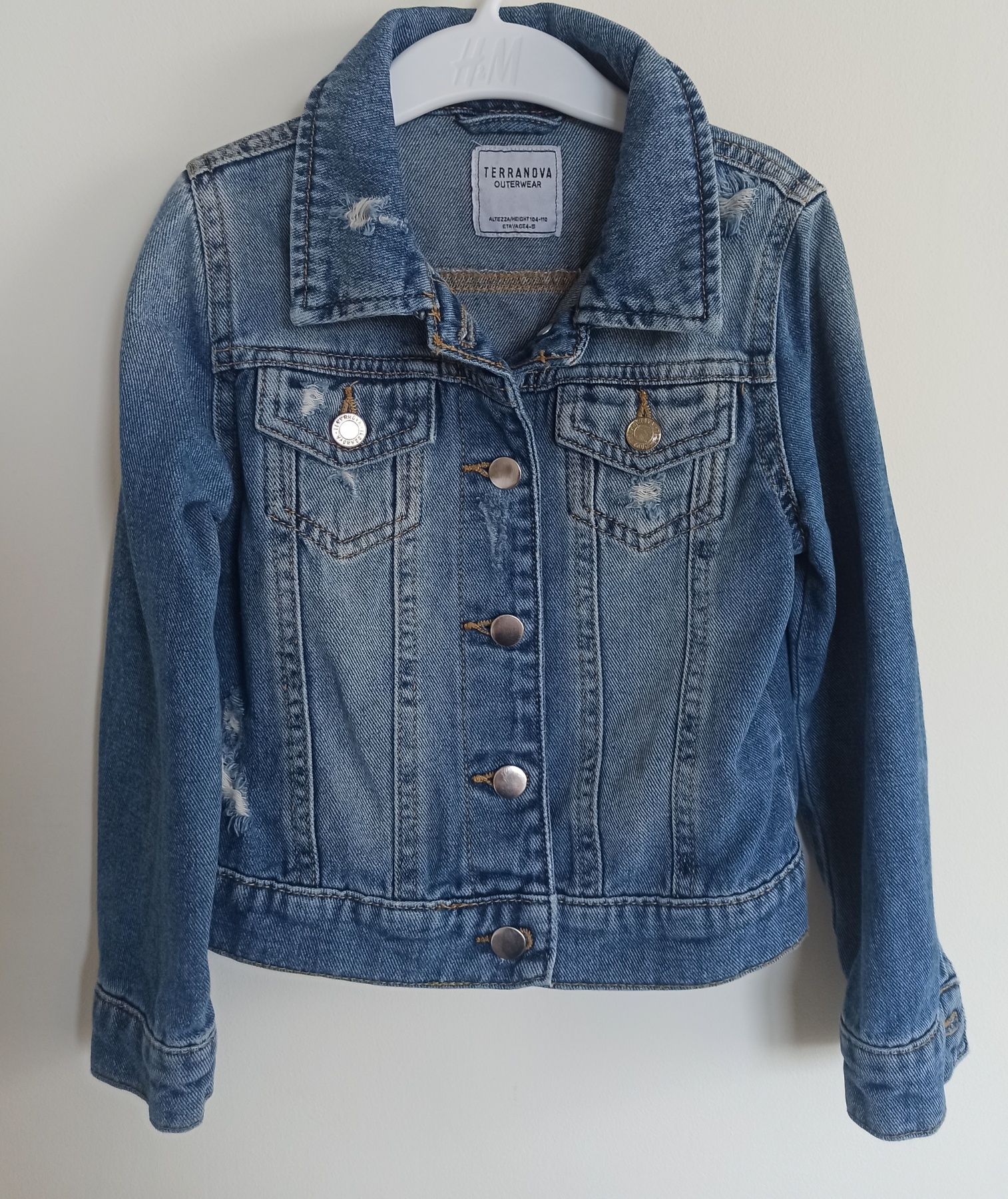 джинсова  курточка р.104-110, для дівчинки