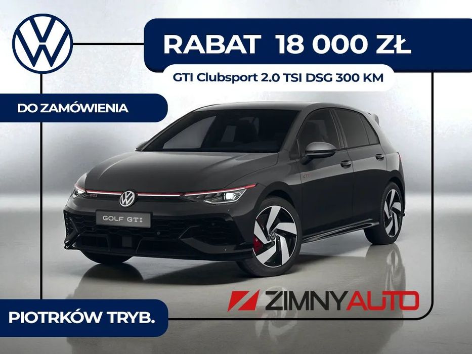 Volkswagen Golf GTI Clubsport 2.0 TSI DSG 300 KM / Dostępny na zamówienie/ Rabat 18000