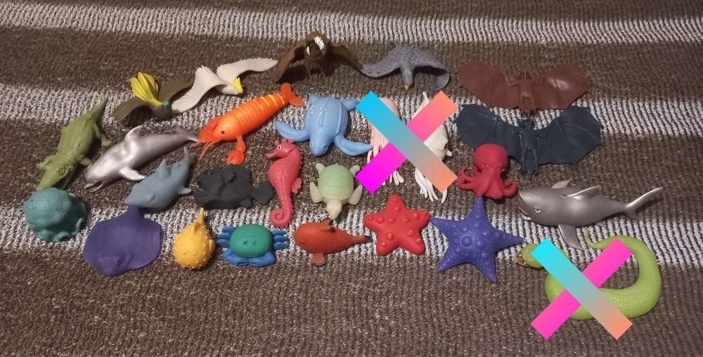 Стретч-іграшка серії Морські жителі, хижаки, динозаври, фігури тварин