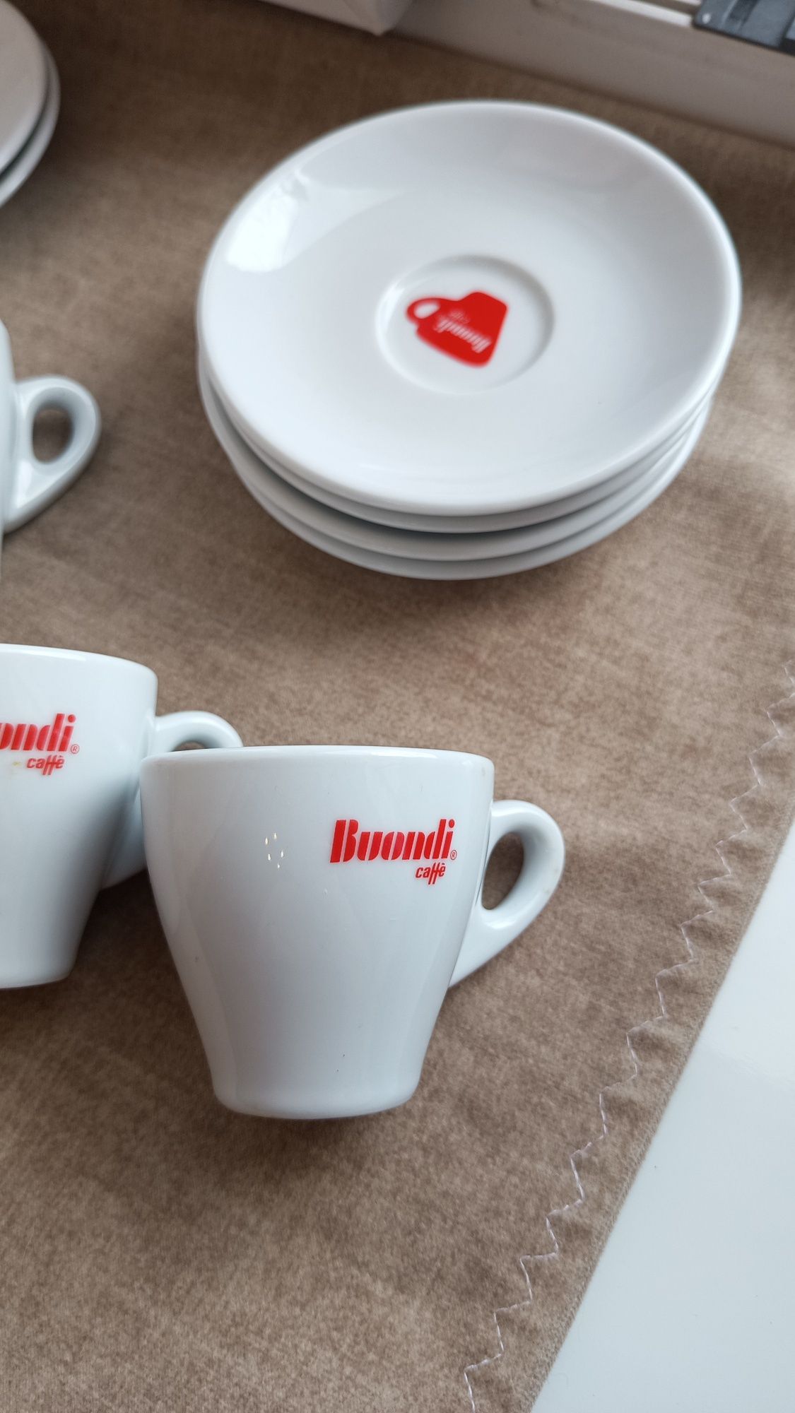 Лотом, чашка блюдце, кофейная пара, buondi