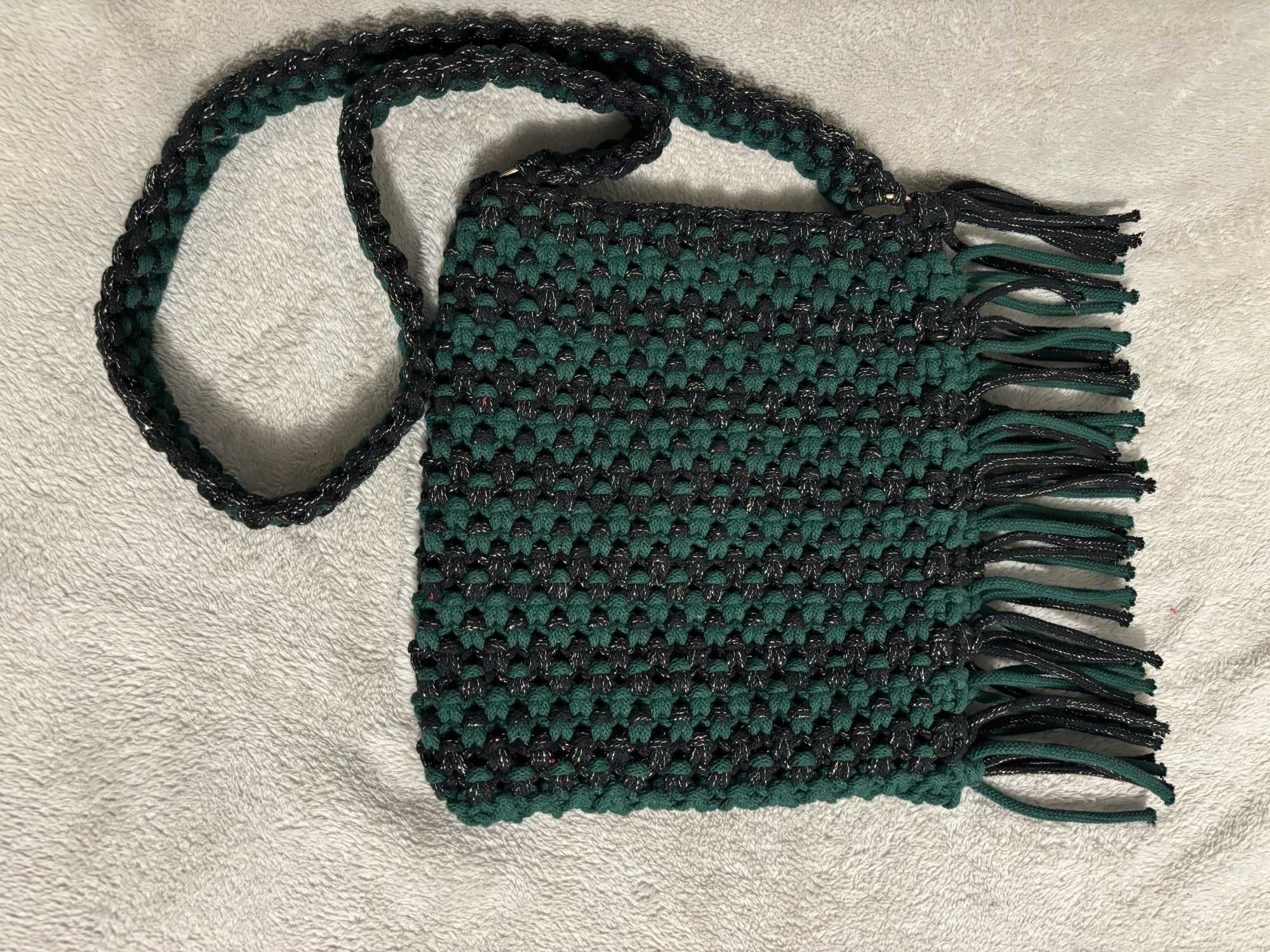 torebka makrama hendmade