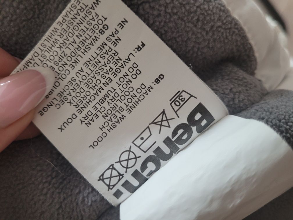 Super kurtka f. Bench puchowa na polarze r. M/L