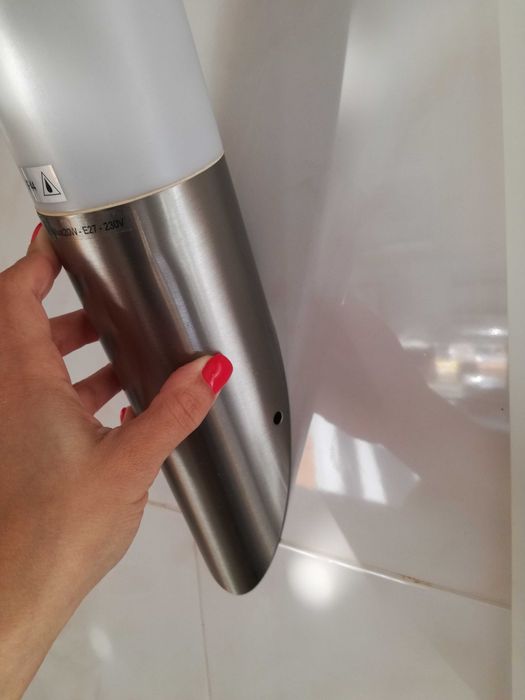 Aplique de parede para exterior (inox)