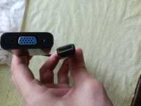 Перехідник, адаптер vga - display port, 15 см