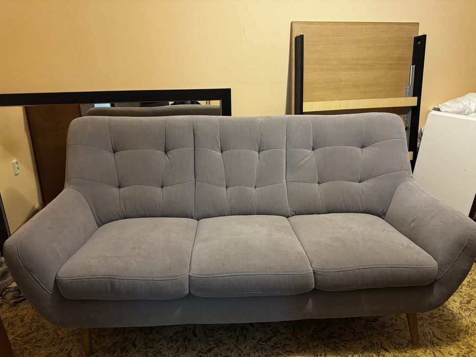 Kanapa szara stan bardzo dobry