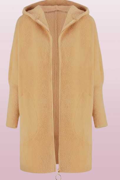 Płaszcz ALPAKA z kapturem