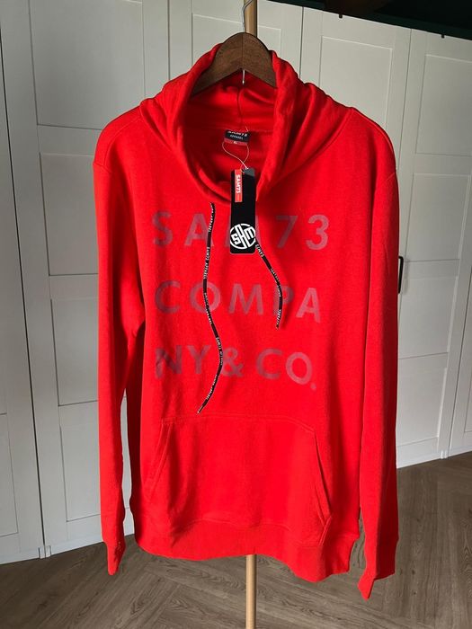 Nowa z metkami czerwona męska bluza z kominem rozmiar XL marki Sam 73