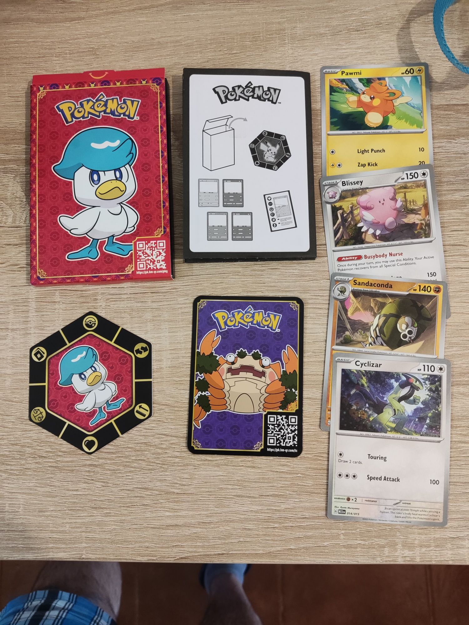 Cartas pokemon coleção McDonald's