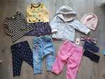 Zestaw ubranek r.74/80 bluza spodnie legginsy bluzka H&M Smyk