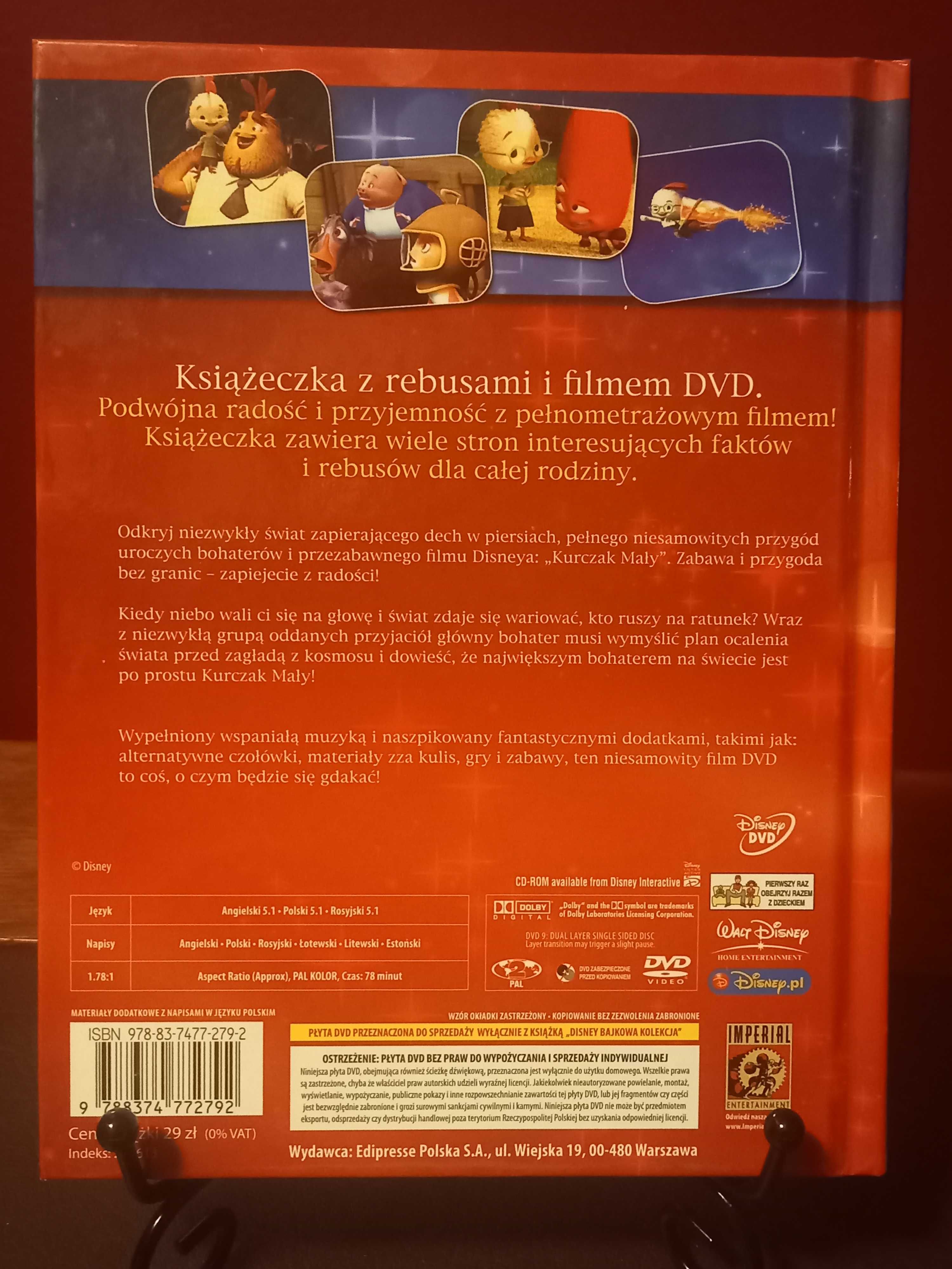 Kurczak Mały film Disneya  dvd