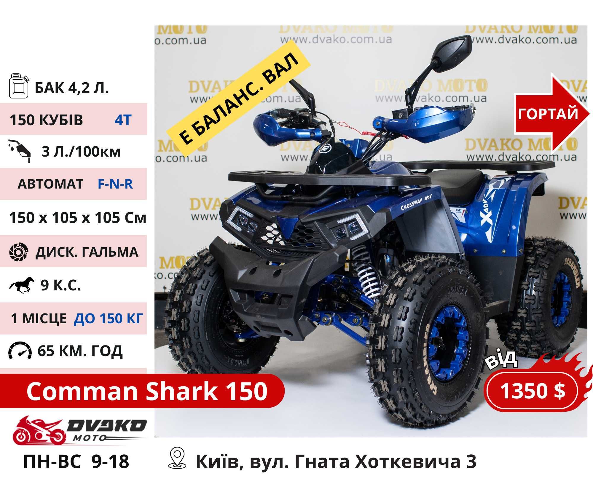 Квадроцикли Для Підлітків 110 125 150 Куб 1500w 1000w - FORTE ATV125G