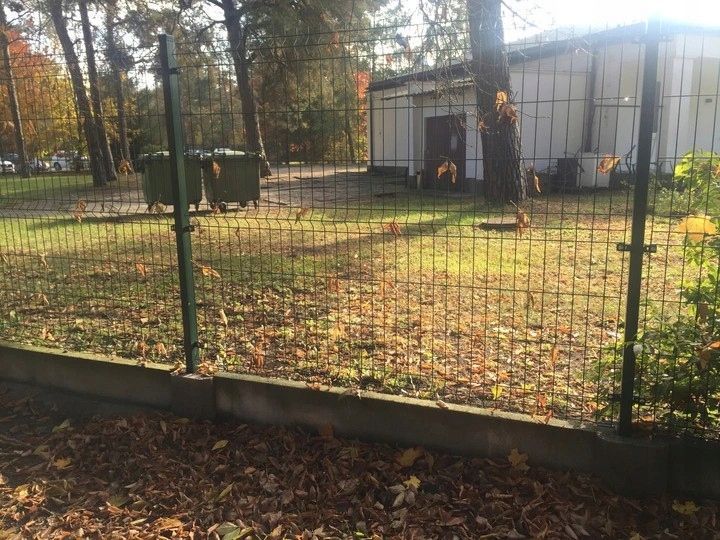 Panel ogrodzeniowy 3D przęsło ogrodzeniowe zielone h 1.23m fi 4mm