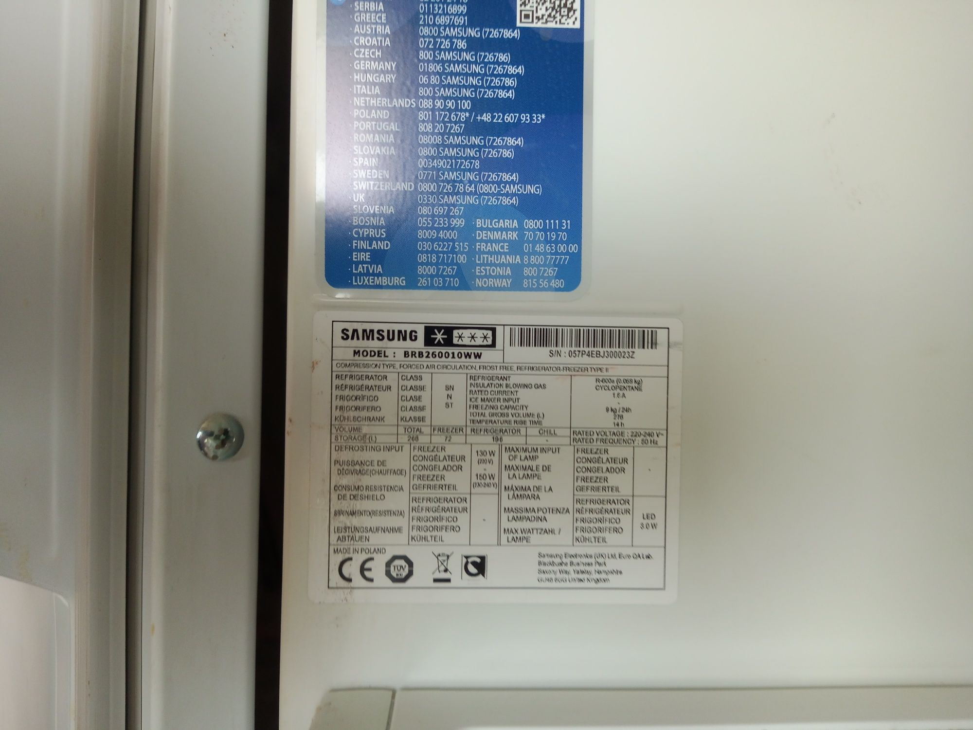 Sprzedam lodówkę Samsung