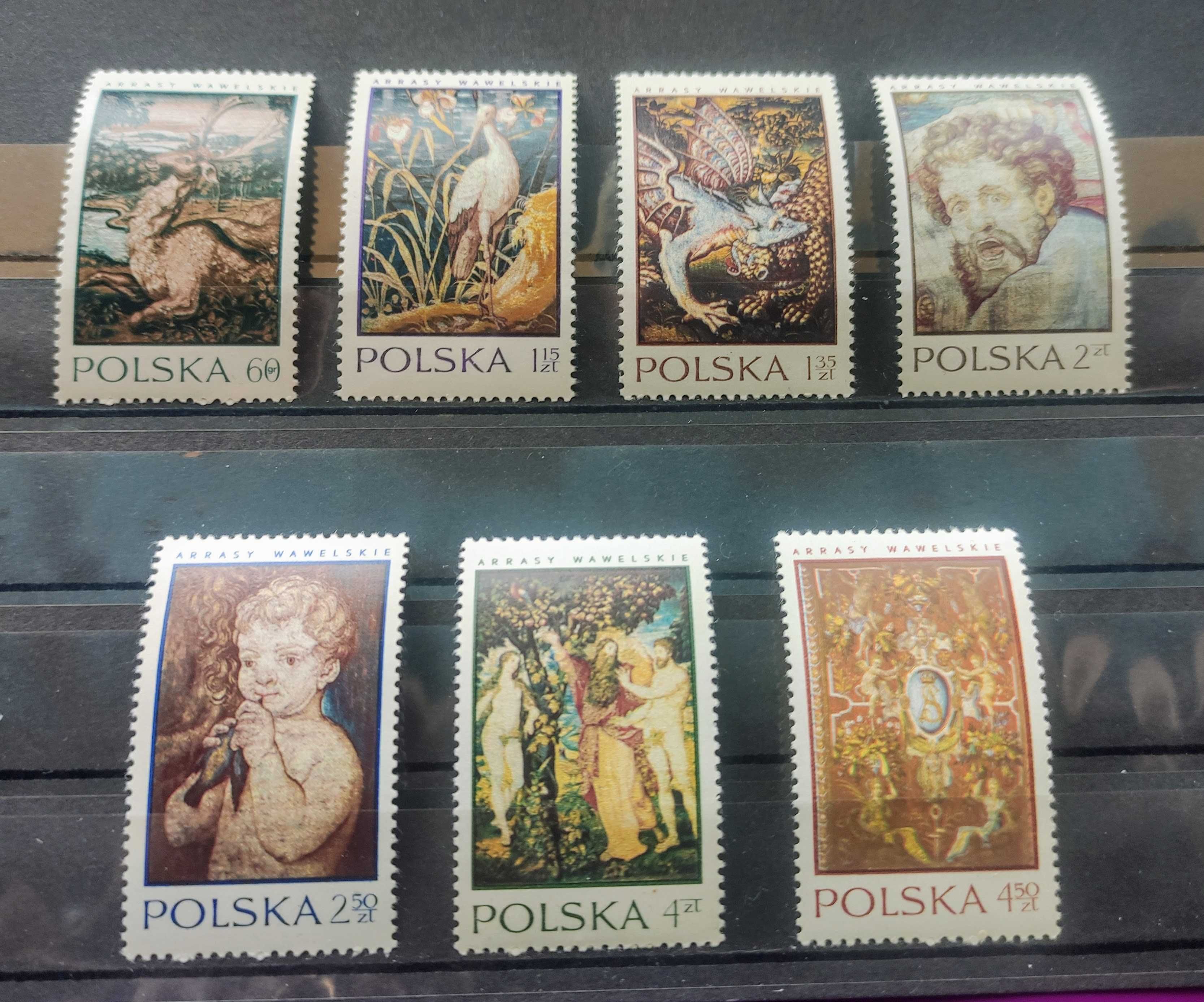 Znaczki pocztowe Polska 1970 ARRASY WAWELSKIE fi 1894/1900 (czyste **)