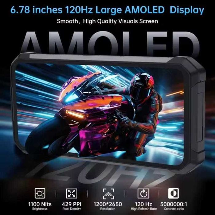 Unihertz 8849 Tank 4 5G 12GB/512GB Projetor IP69K 2.5GHz