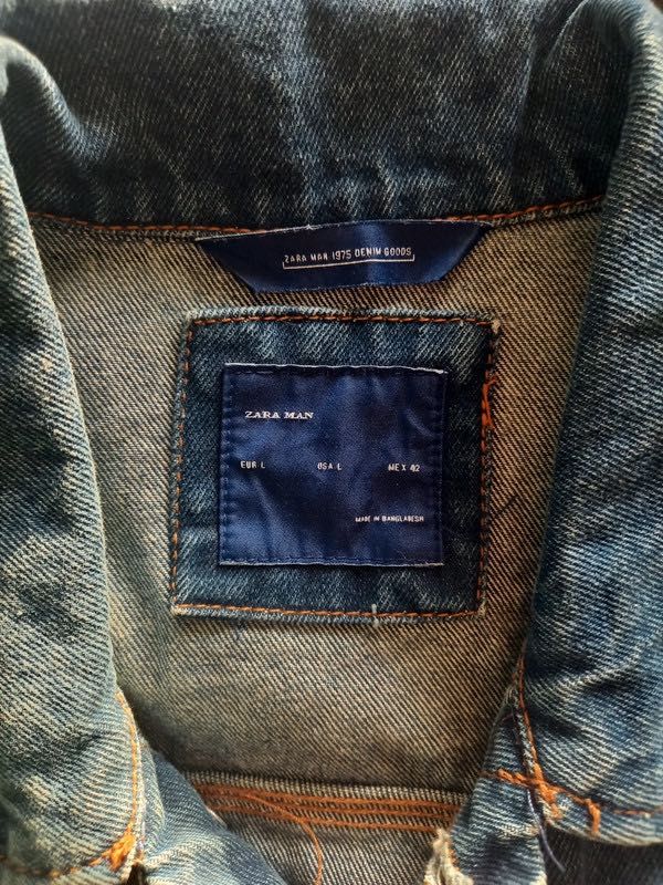 Kurtka męska jeansowa ZARA denim Rozmiar L