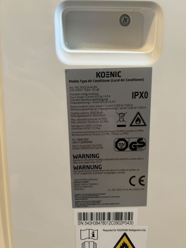 Nowy klimatyzator Koenic
