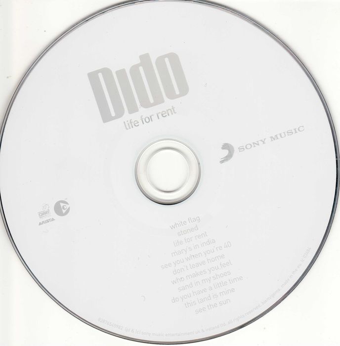 Dido. Life For Rent. Фірмові CD фирменные