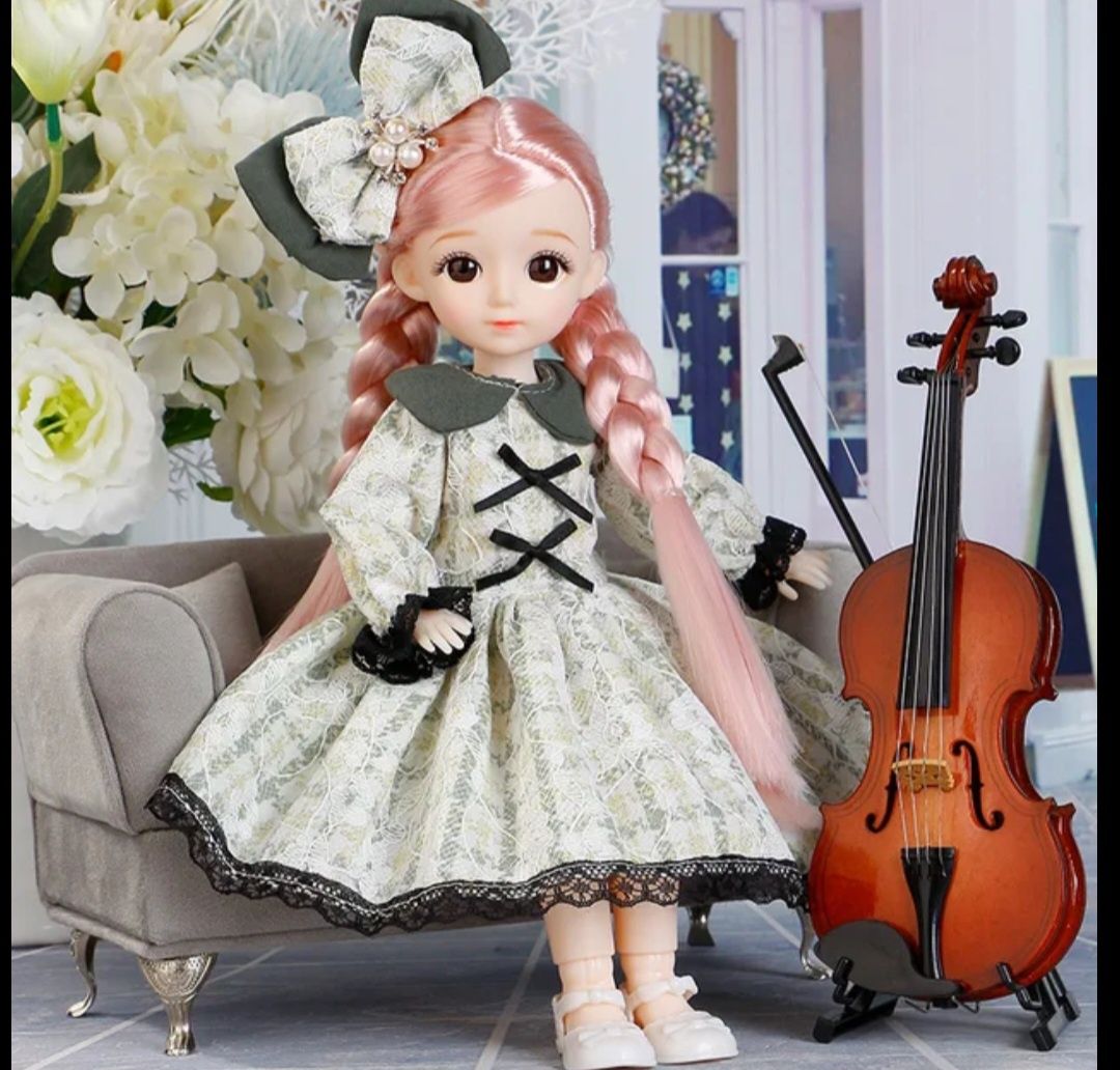 Шарнірна Лялька 30 см + 2 комплекта одягу