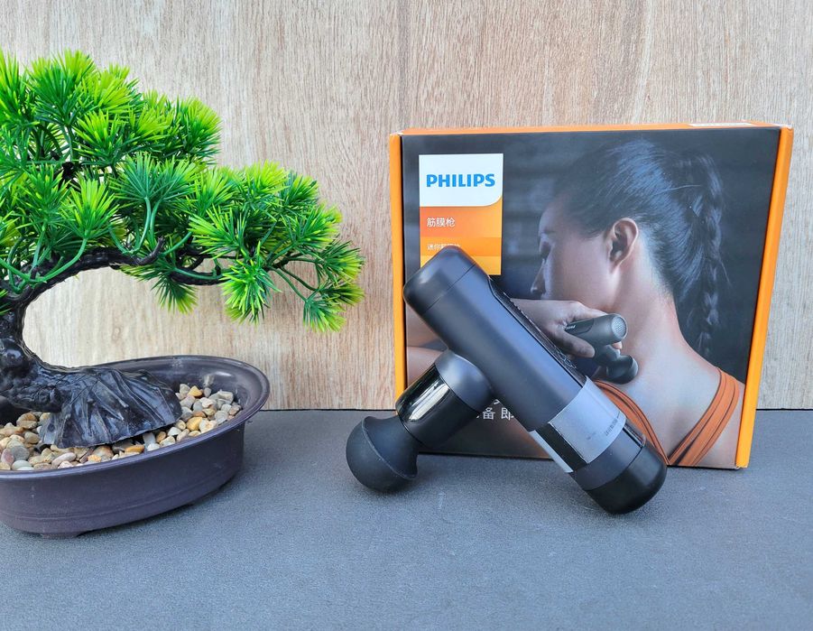 Масажний пістолет Philips 3105 - (перкусійний ударний масажер)