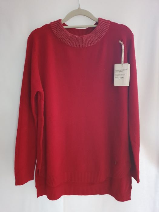 Bordowy sweter A341 L/XL