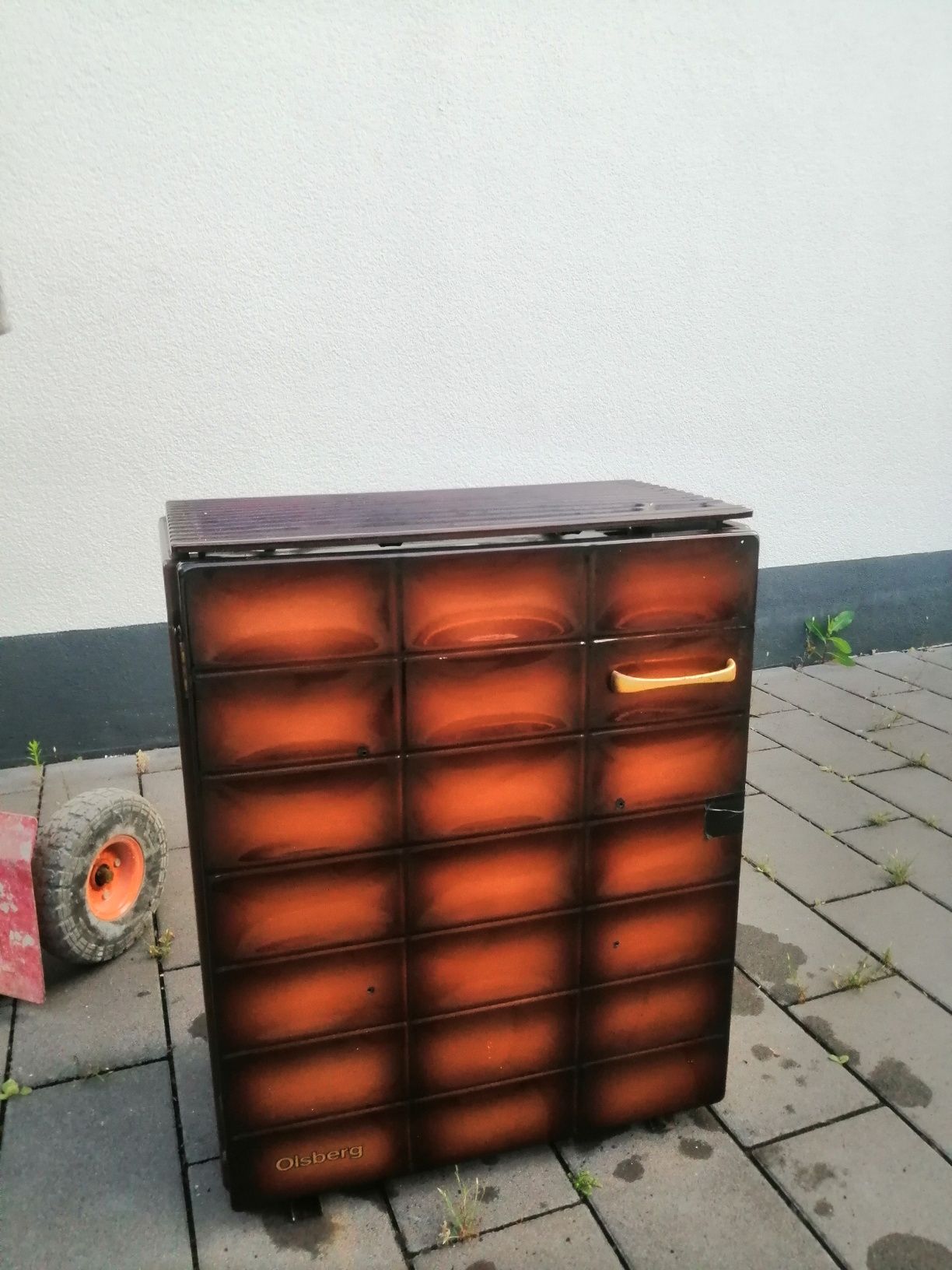 Piecyk żeliwny emaliowane  6 kw stan idealny
