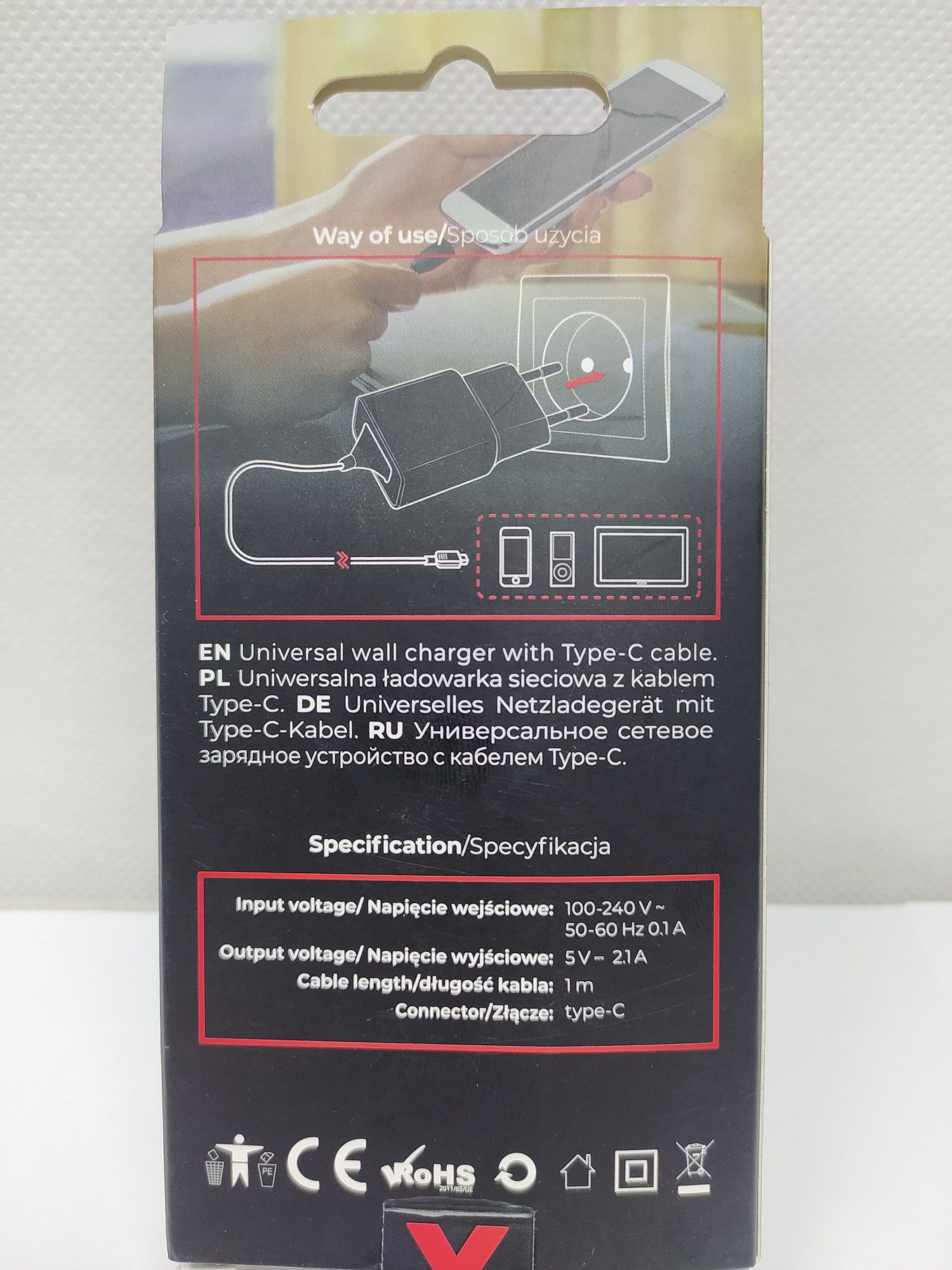 Kabel USB - USB-C 1m 1A Maxlife  Komis Krosno