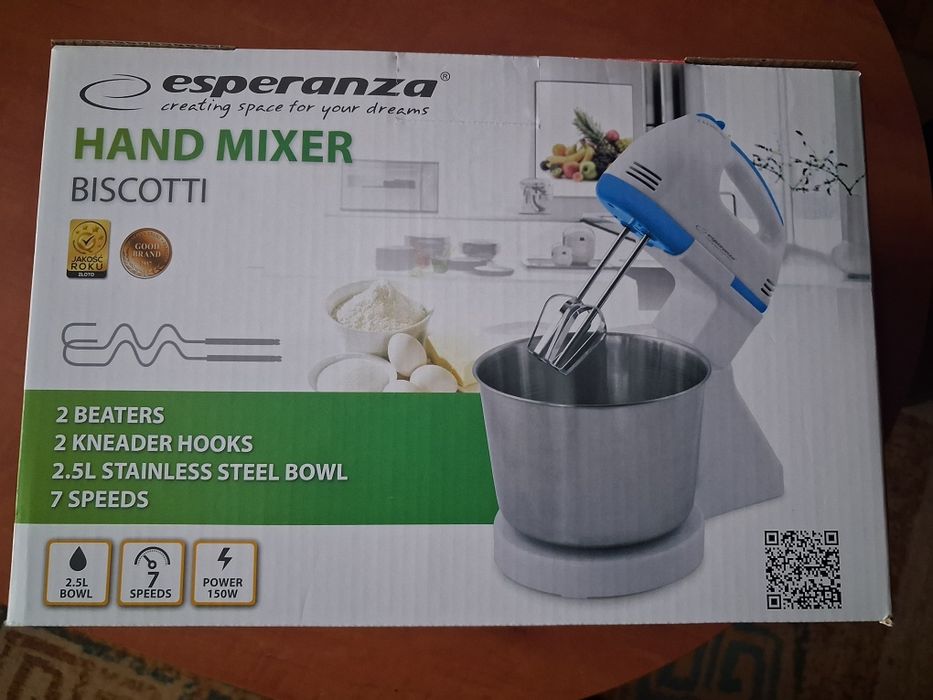 Esperanza mikser z misą  Biscotti - nowy!