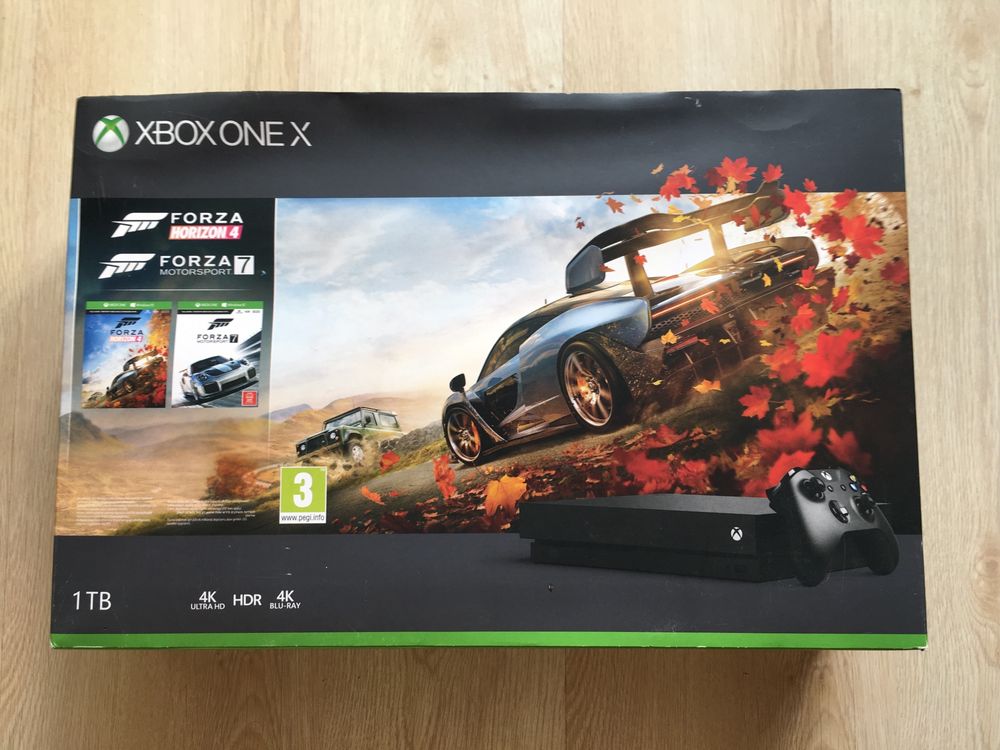 Новая игровая консоль приставка Xbox ONE X 1TB M1787 + Forza 4, 7