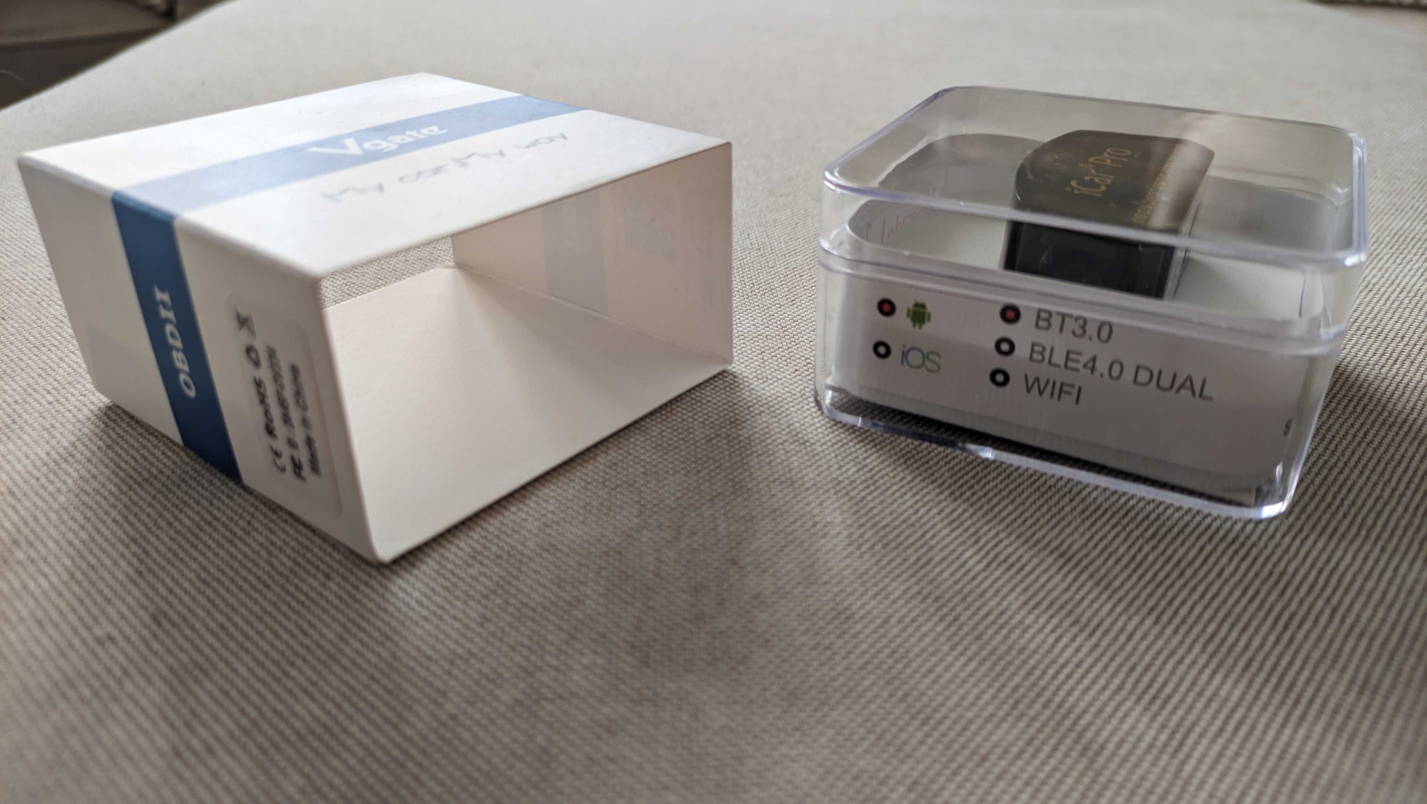 Interfejs Android OBD Vgate iCar Pro BT 3.0 OBD2 nieużywany oryginalny