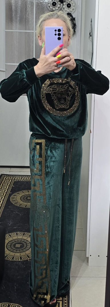 Dres meduza versace welur nowy S