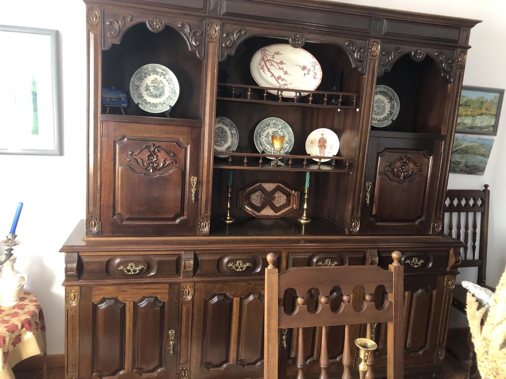 Móvel de sala antigo + aparador (conjunto)