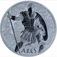 Серебряная монета Арес