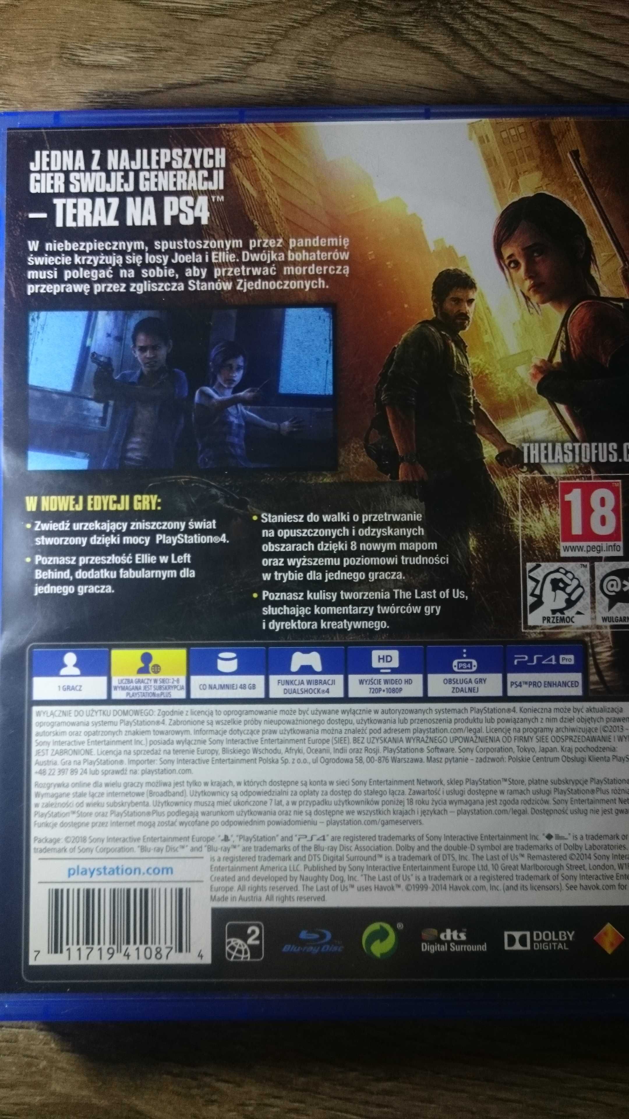 The last of us PS4 playstation 4 polska gta god of war resident dying