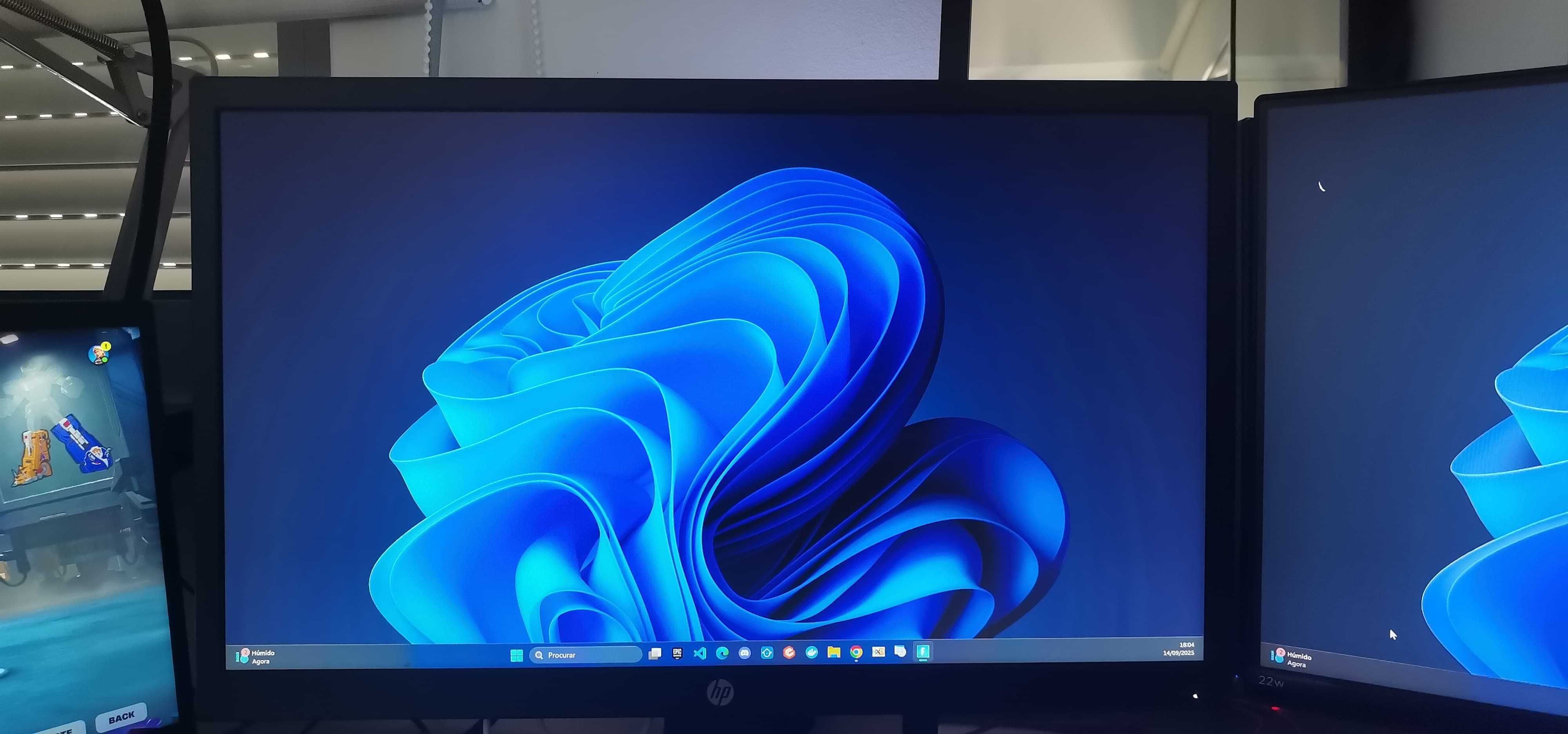 Monitor HP 22″ Full HD IPS – Excelente condições