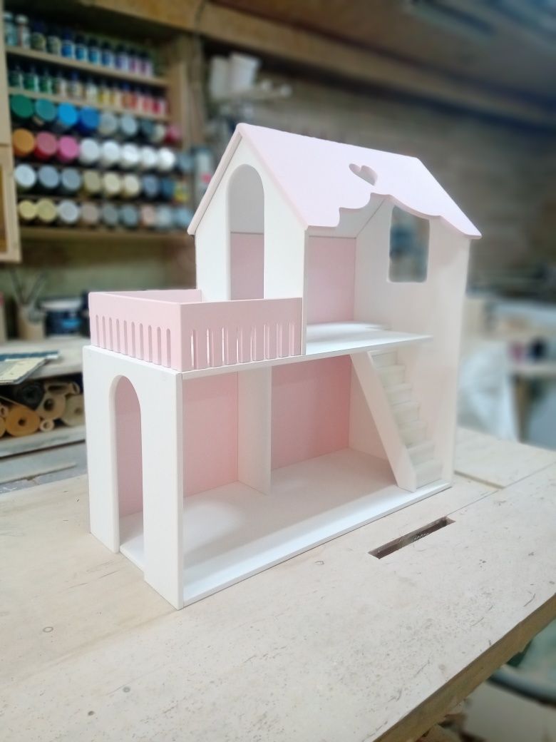 Кукольный домик с покраской