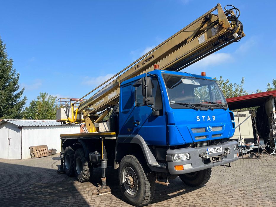STAR 266 M 6x6 MAN Podnośnik Koszowy Bumar Koszalin P-183/184