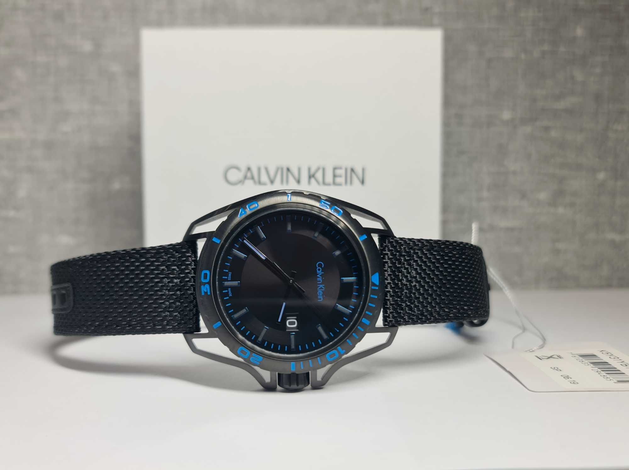 Чоловічий годинник Calvin Klein K5Y31YB1 Earth Black Swiss новий