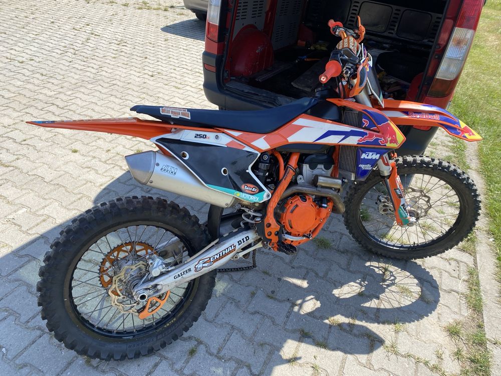 Ktm sxf 250 na czesci stator magneto sprzegło moduł cylinder