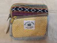 Saszetka konopna portfel hemp free made in Nepal